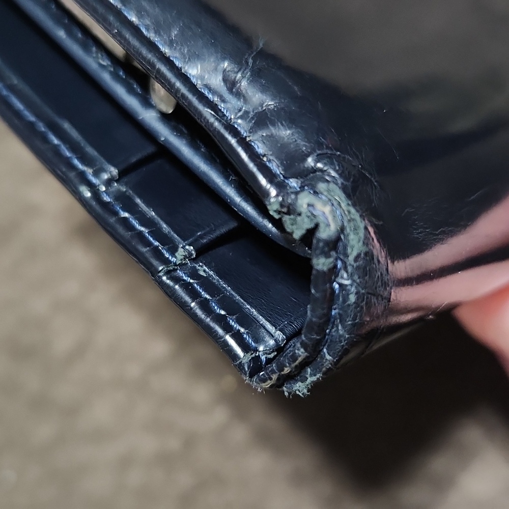 Black Patent Prada Wallet - Picture 2 of 9